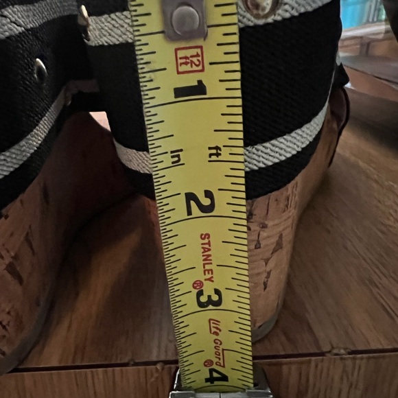 Wedge Heels black elastic - Picture 4 of 4